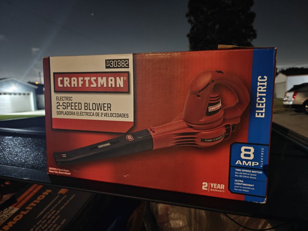 Brand new Craftsman 2 Speed Electric Blower (Corded)