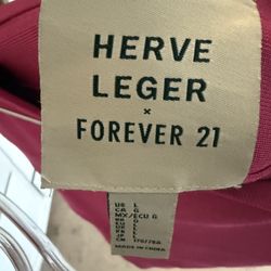 Orange Skirt Large Herve Leger NEW