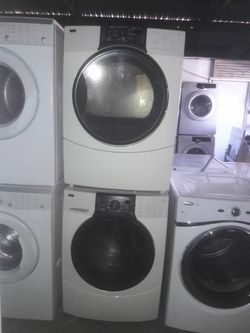 Gas kenmore washing machine and dryer set 3 months warranty delivery and installation