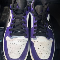 Jordan 1 Court Purple Low Size 12