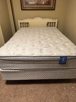 Full Size Stein & Richter Luxury Mattress Set + Box Spring + Metal Frame