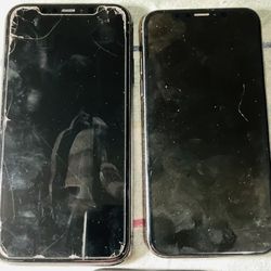 iPhones For Sale (3 iPhones) All Power On & They Need Screens All Have Clean IMEI’S All Are NOT blacklisted, They Are My Personal Phones