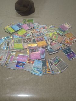 Large Lot of Pokémon Trading Cards