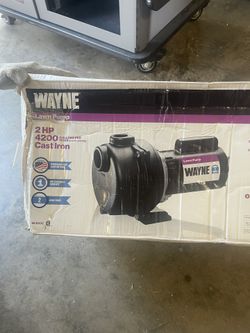 Wayne Lawn Sprinkling Pump
