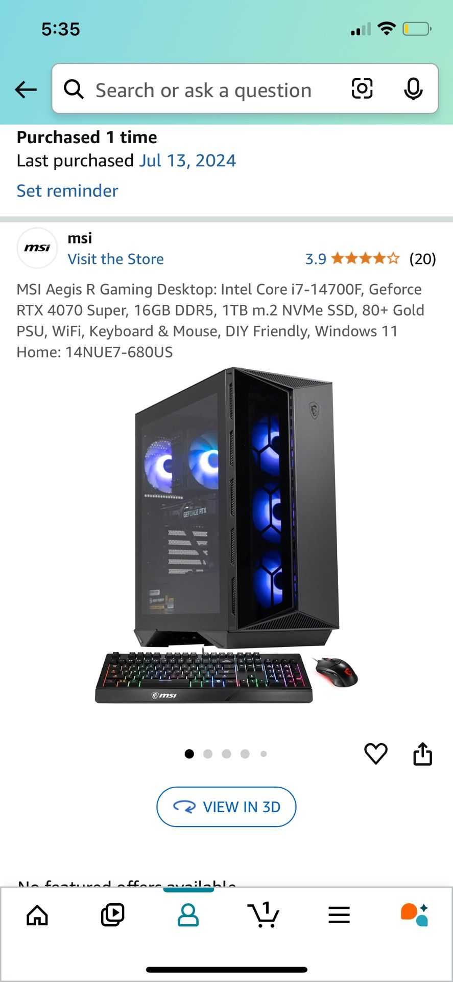 Msi Gaming Pc
