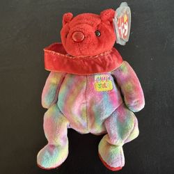 TY Beanie Baby Birthday Bear Named July 