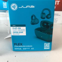 JLAB Clip-On Flex Open Wireless Earbuds
