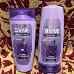 L’Oreal Elvive Volume Filler Thickening Shampoo & Conditioner 12.6 OZ Set *NEW*