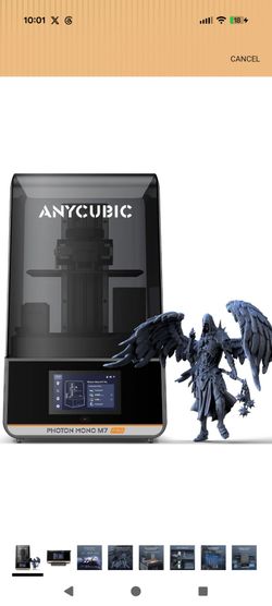 New Sealed Anycubic Photon Mono M7 14K Resin 3D Printer + Tool Kit.