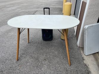 Oval table desk 47” x 27”