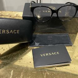 Versace Frames W/box ,Case, Booklet, And Glass Cleaner