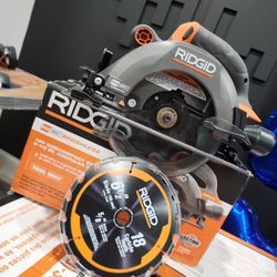 Ridgid 6 1/2 Circular Saw With Blade