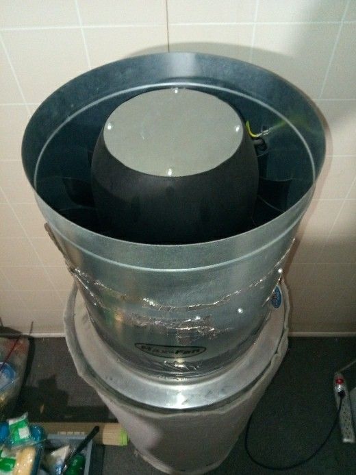 Charcoal filter 5 foot /12 inch in diameter, very quiet