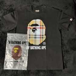 Bape Tee Burberry