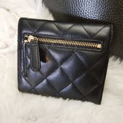 Black Cute Quilted Wallet