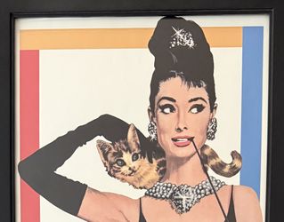 Hard to find UK Pyramid Poster - produced for Audrey Hepburn’s Children’s Fund
