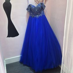 Royal Blue Prom Dress/Quinceanera Dress