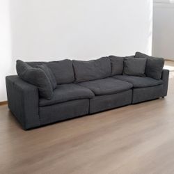 GREY COOUD COUCH SECTIONAL 