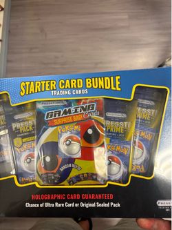 Pokémon five pack starter card bundle