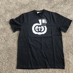 Black Designer T-shirt L