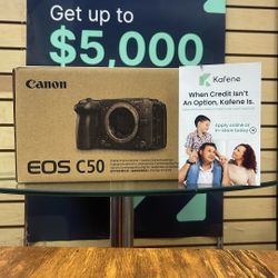 Canon C50 Cinema Camera $ 10 Down With Kafene 