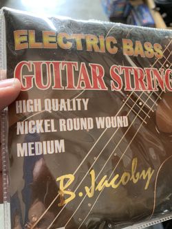 Electric bass strings