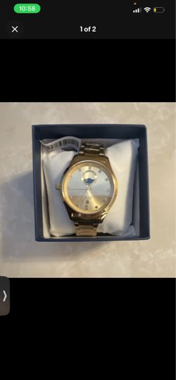 Montres Prestige Classic MPW-0363 42mm Gold Tone Moonphase Quartz Men’s Watch