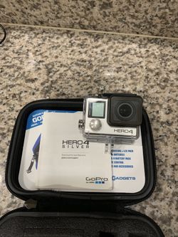Hero 4 silver GoPro..