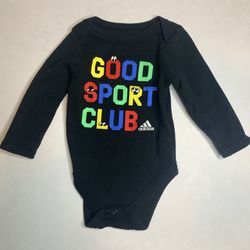 Adidas ‘Good Sport Club’ Onesie Size 6M 