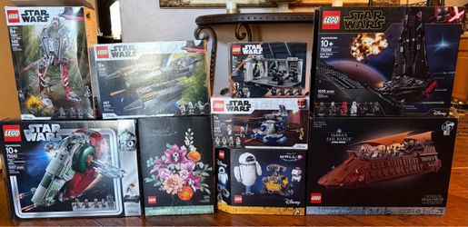 Empty LEGO Star Wars Box Lot – 25+ Boxes (Display/Storage Only, No Bricks)