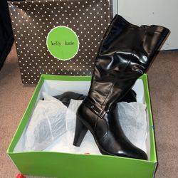 New Womens Black Boots 