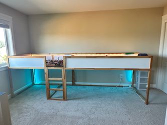 Custom Bunk Bed and Lego Loft