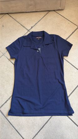 Girls size 14 navy blue Uniform shirts