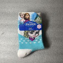 Disney Frozen Elsa Socks Child Kid Shoe Size 8-10 