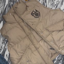 UCLA Nude Puffer Vest