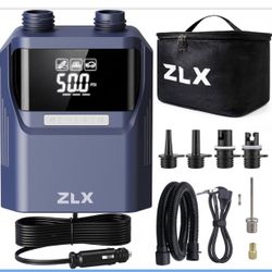 Paddle Board Pump, 50PSI SUP Pump with 12V DC Car Connector-No Battery, High Pressure Dual Stage Inflation & Deflation Paddle Board Accessories for In
