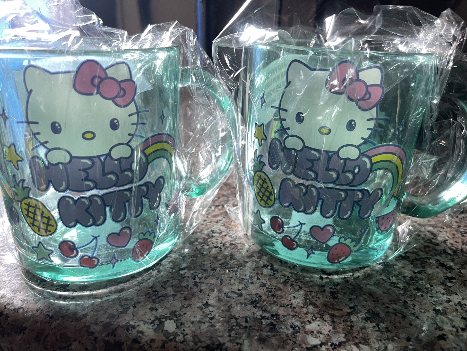 Hello Kitty Mug Glass