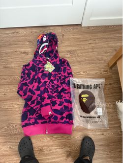 bape jacket purple