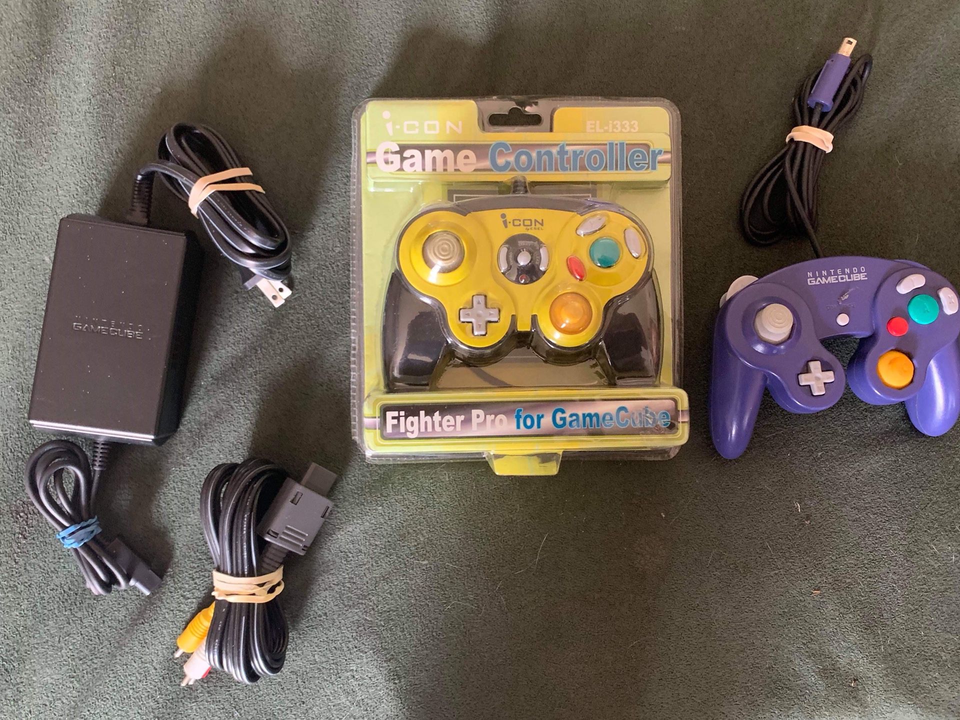 Game cube controllers and game cube charger,audio video cable
