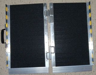 Wheelchair Ramp 2Ftx30 Inch With Handle , Folds