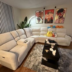 L Shape Sectional Couch (Power Recline)