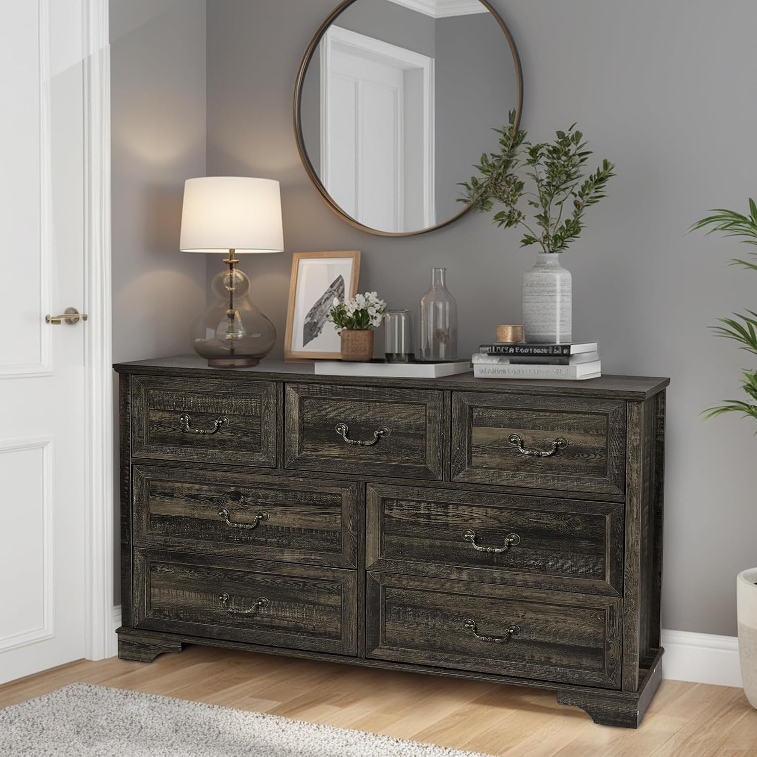 Brand New Rustic 7 Drawer Dresser