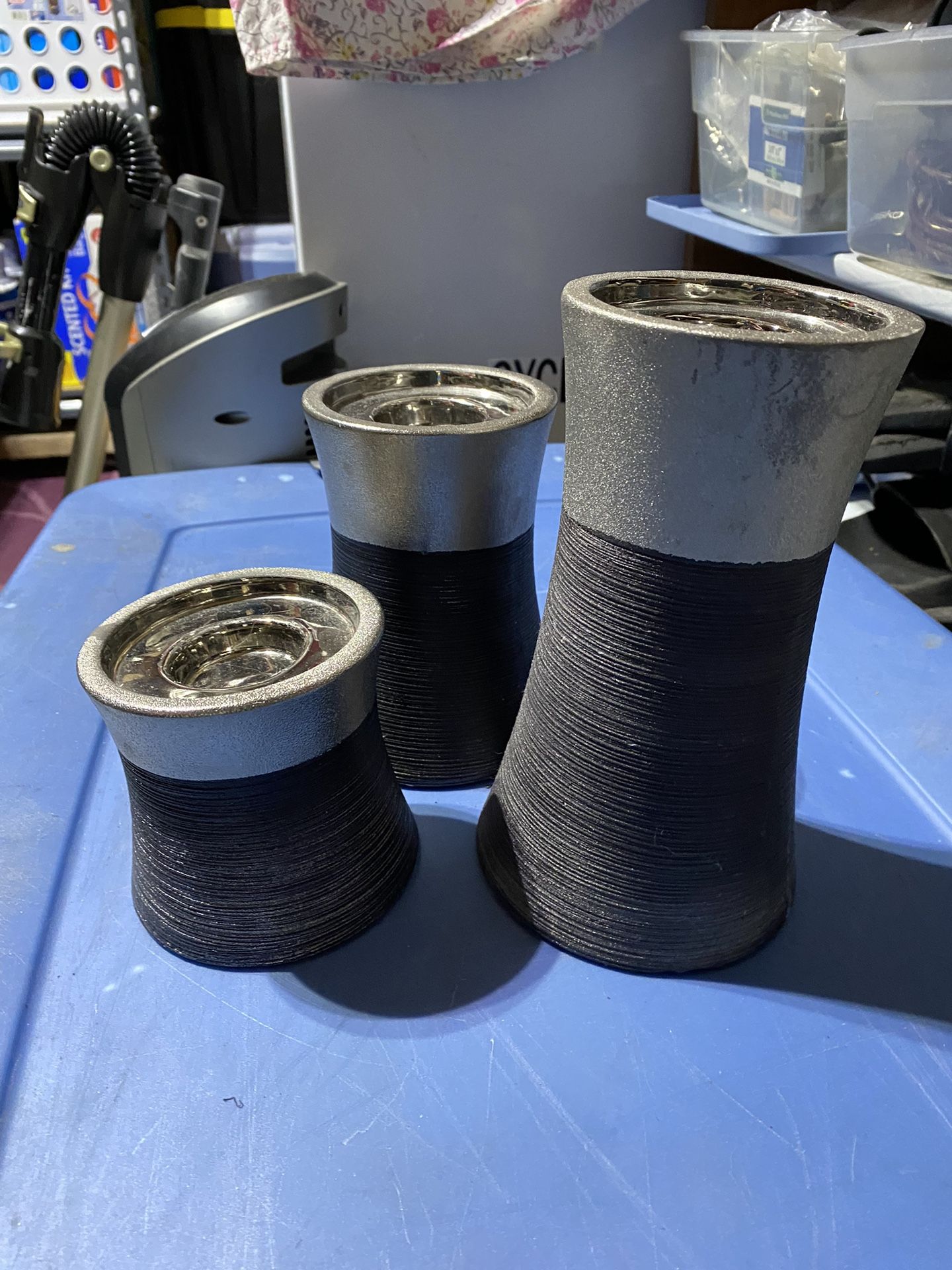 Candle Holders Set Of 3 $10