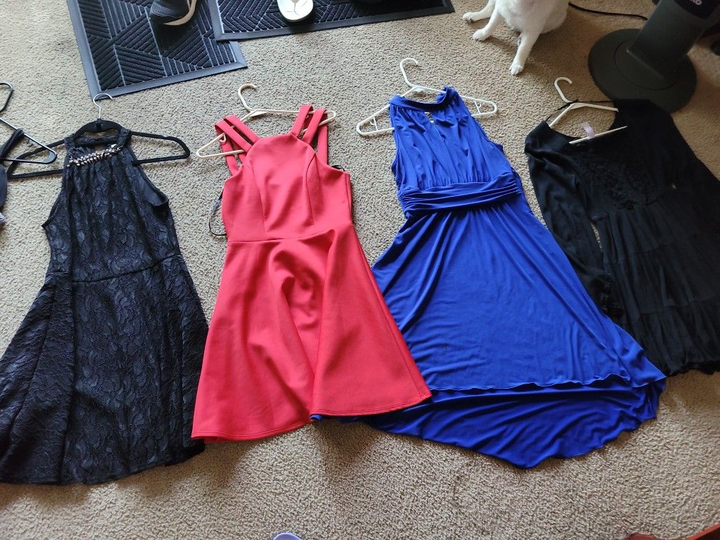 high-school  prom dresses all 5 set