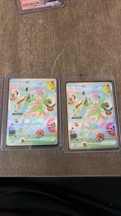 Mew ex 158/128 Pokémon Card Lot x2
