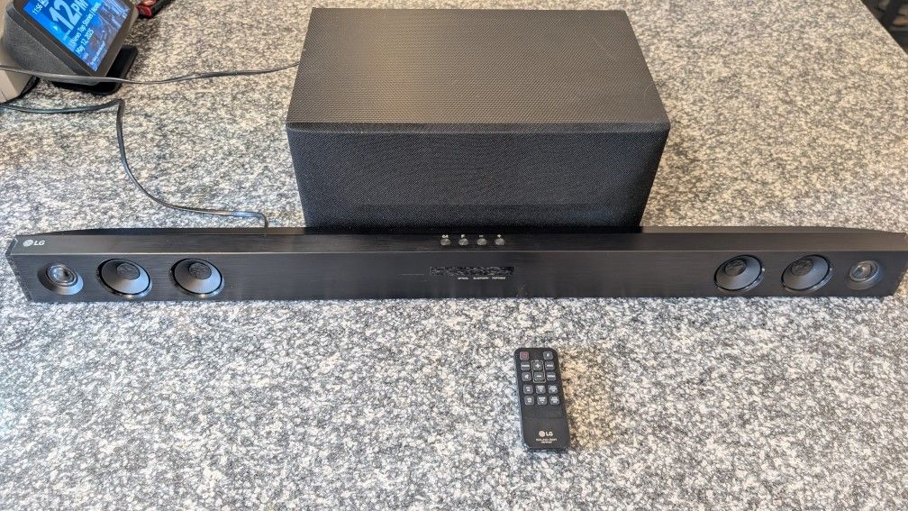 LG Soundbar + Wireless Subwoofer – Great Sound, Great Deal!