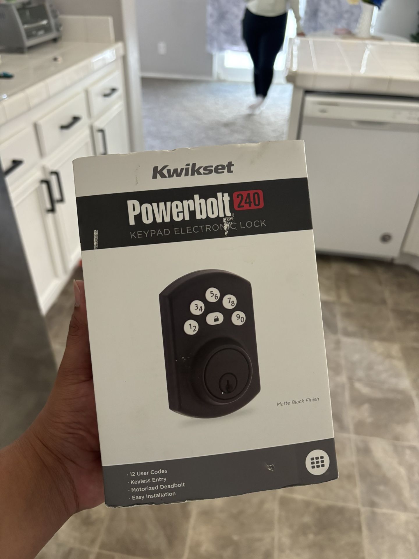 Kwikset Powerbolt 240 5-Button Keypad Deadbolt Lock