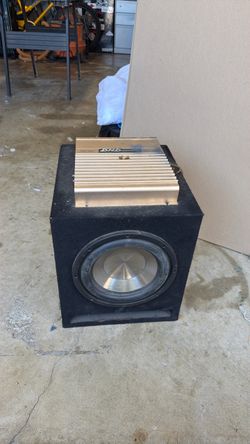 Subwoofer/ 350 watt amp