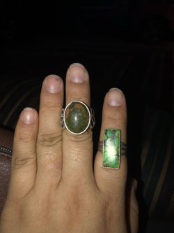 Anillos amber de plata