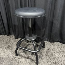 Koda Ultra Cushioned Pneumatic Shop Adjustable Stool, Home, Garage or Workshop